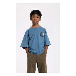 Hundred Pieces - Finn Organic Cotton T-Shirt | Blue