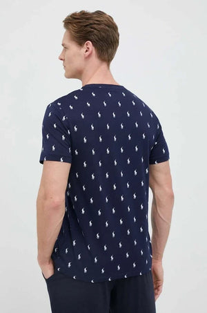 Kısa Kollu Pamuklu Pijama Üstü Polo Ralph Lauren