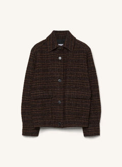 Pomandère - Cotton and Wool Jacket | Chocolate