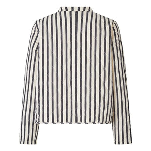 Lollys Laundry - Emilia Striped Jacket | Black