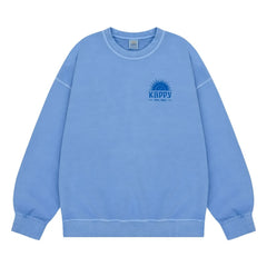 Kappy - Sunny Wing Pigment Sweatshirt | Light Blue