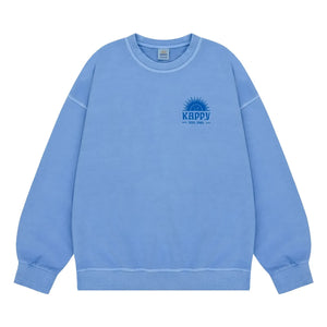 Kappy - Sunny Wing Pigment Sweatshirt | Light Blue