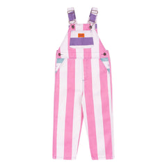 Favorite People - Amore Striped Overalls | Pink