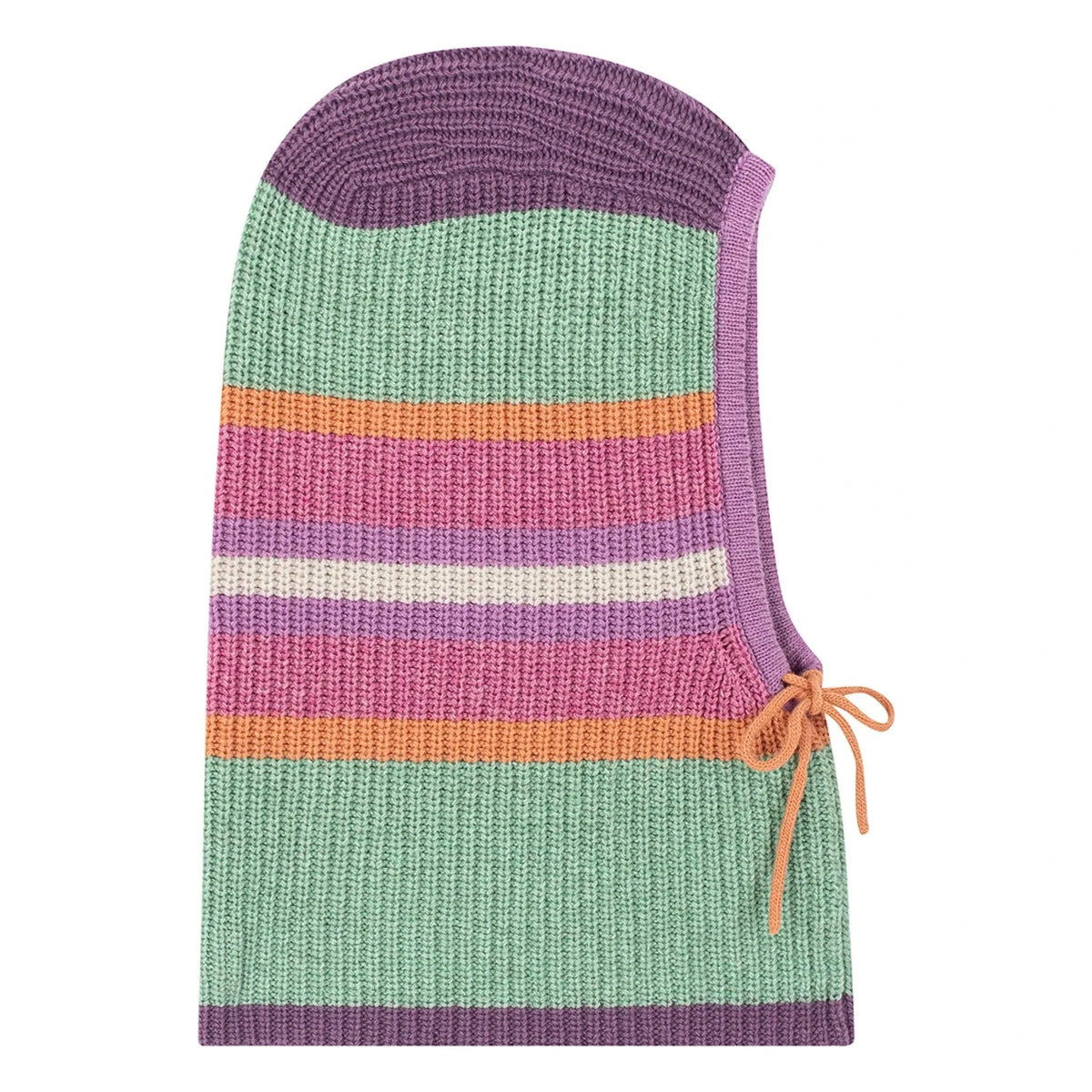 Favorite People - Mainstreet Striped Wool and Cashmere Balaclava | Pink