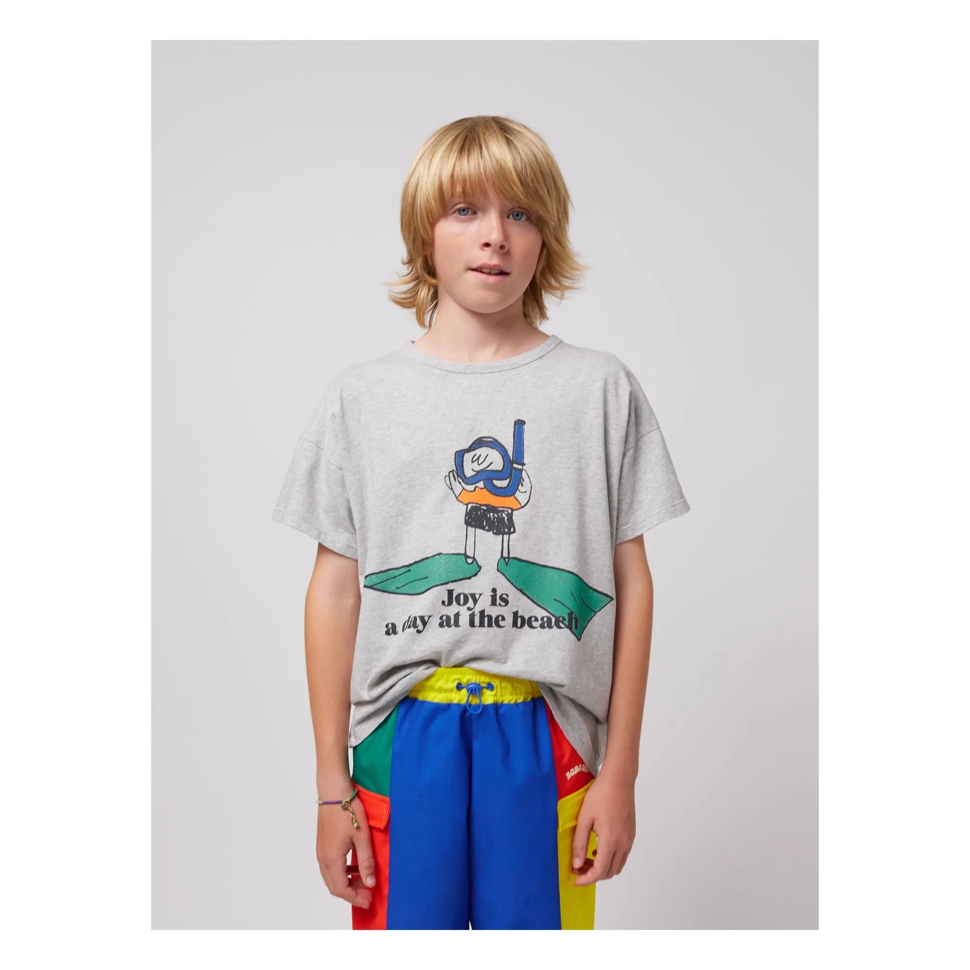 Bobo Choses - Color Block Swimsuit Shorts | Blue