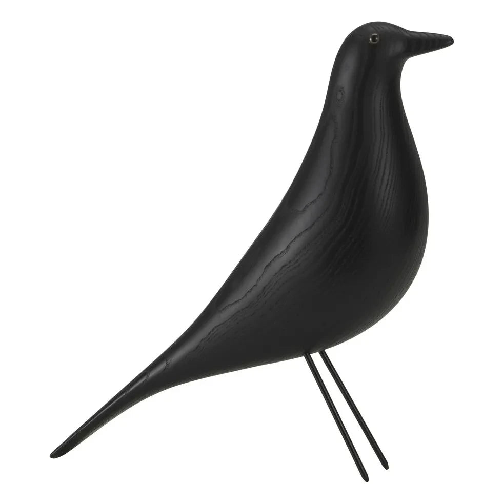 Vitra - House Bird dekoratif kuş | Siyah dişbudak