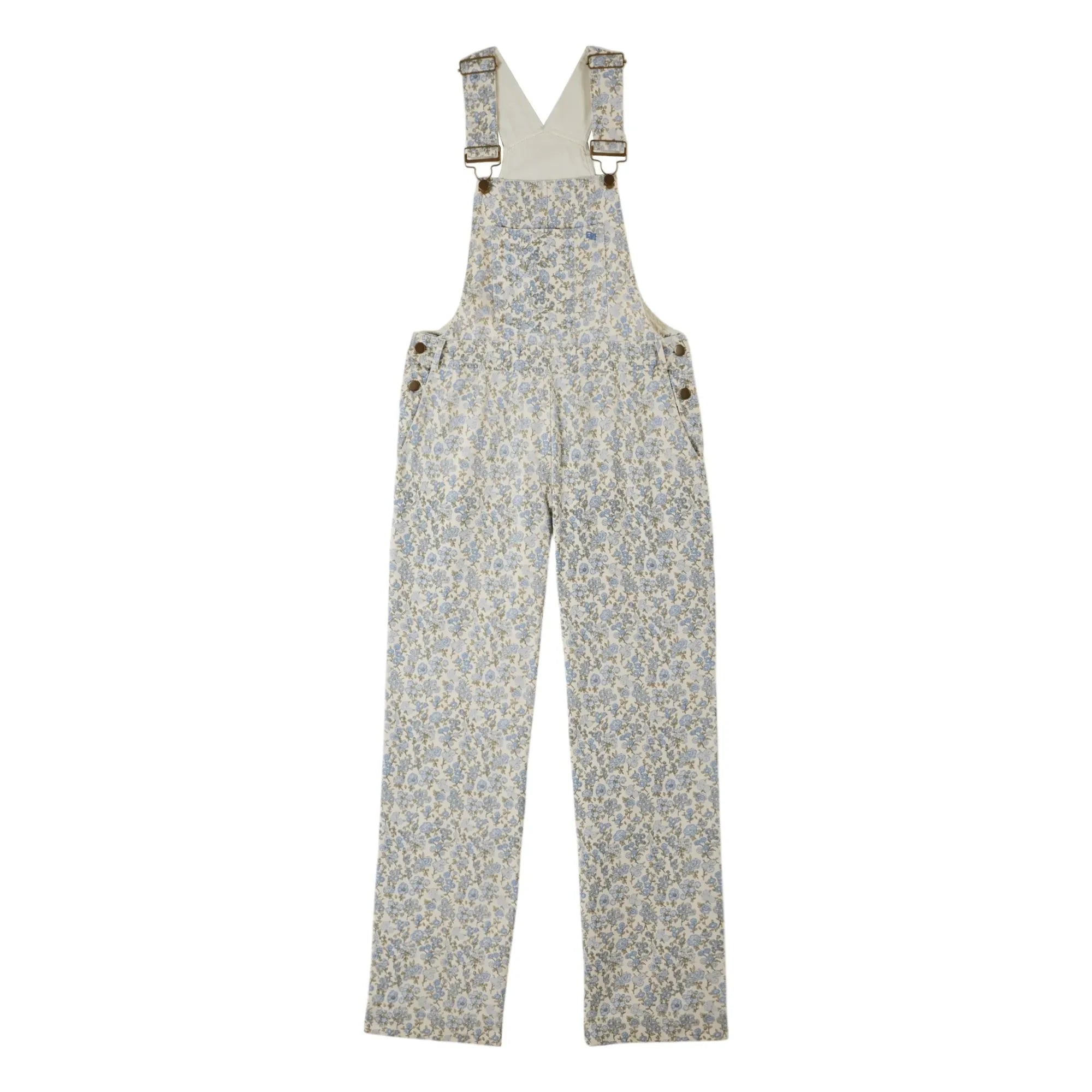 Emile et Ida - Blue | Cotton Floral Patterned Salopet