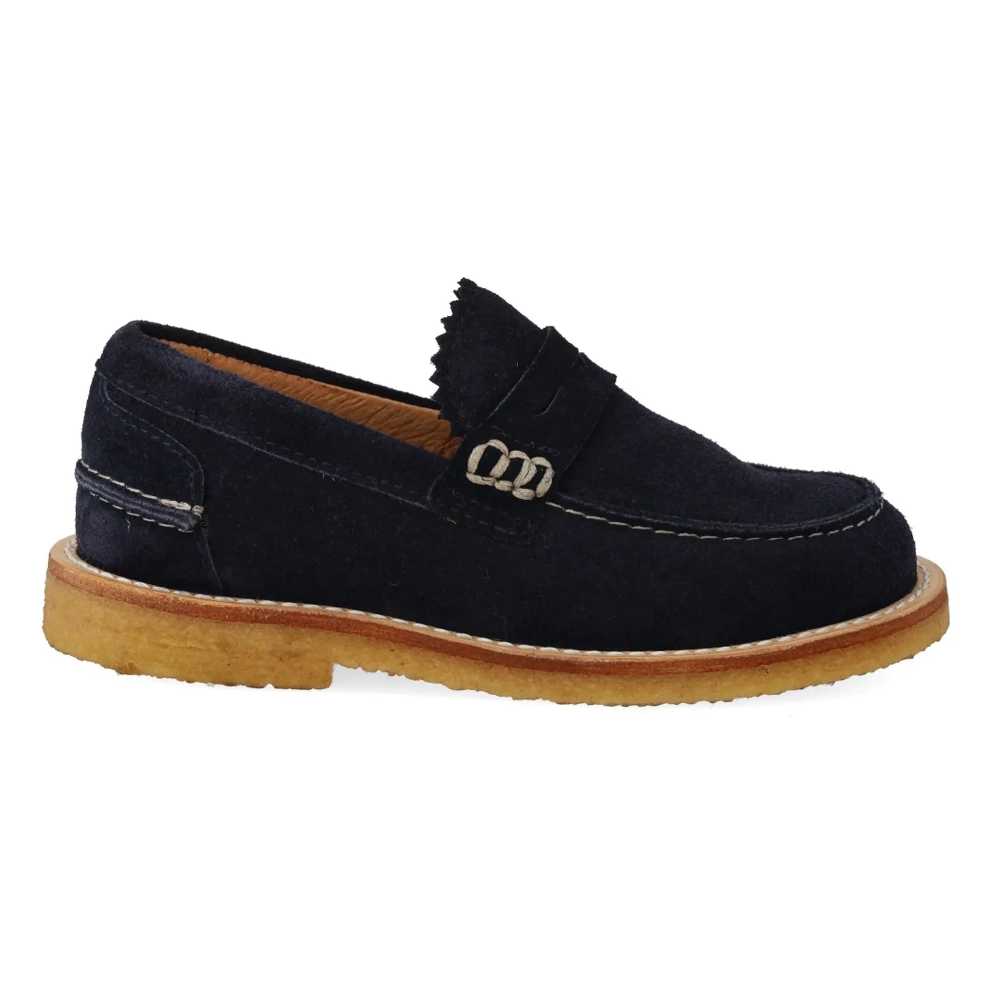 Angulus - Suede Loafers | Navy