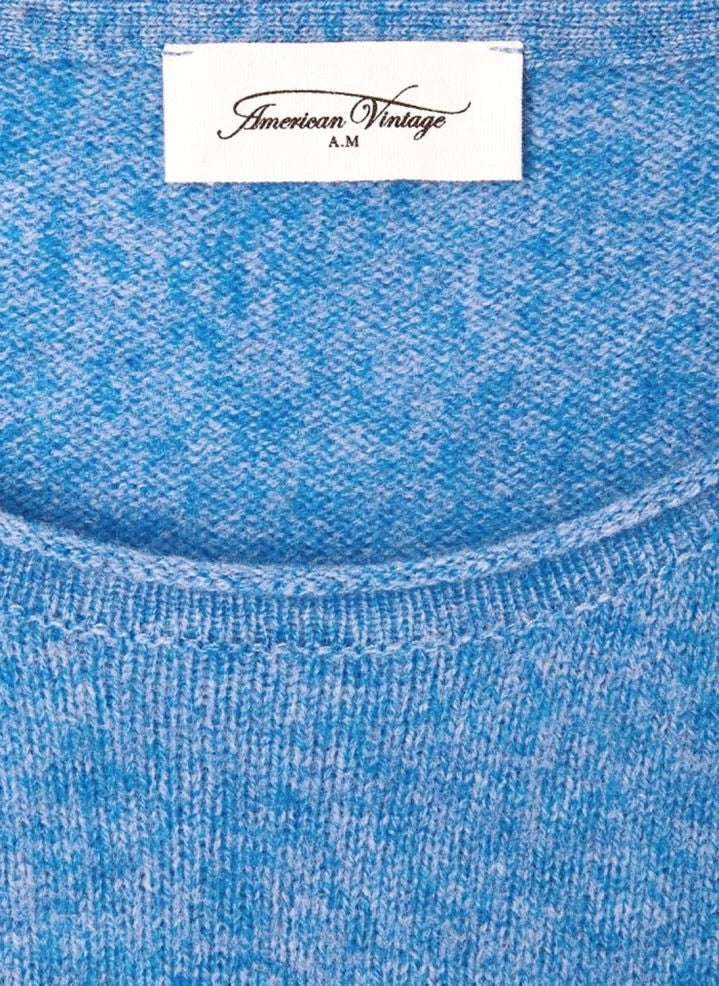 American Vintage - Docatown Wool and Cashmere Sweater | Blue