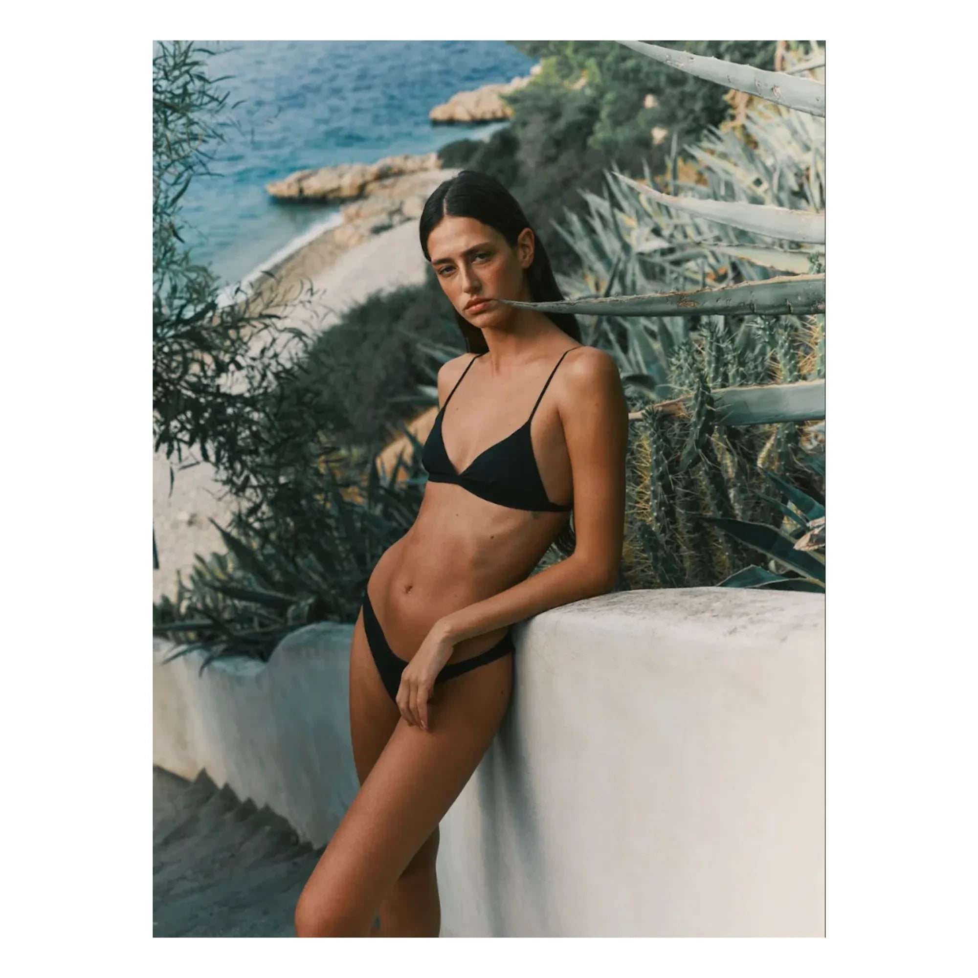 Vanessa Sposi - Triangle Bikini Top | Black