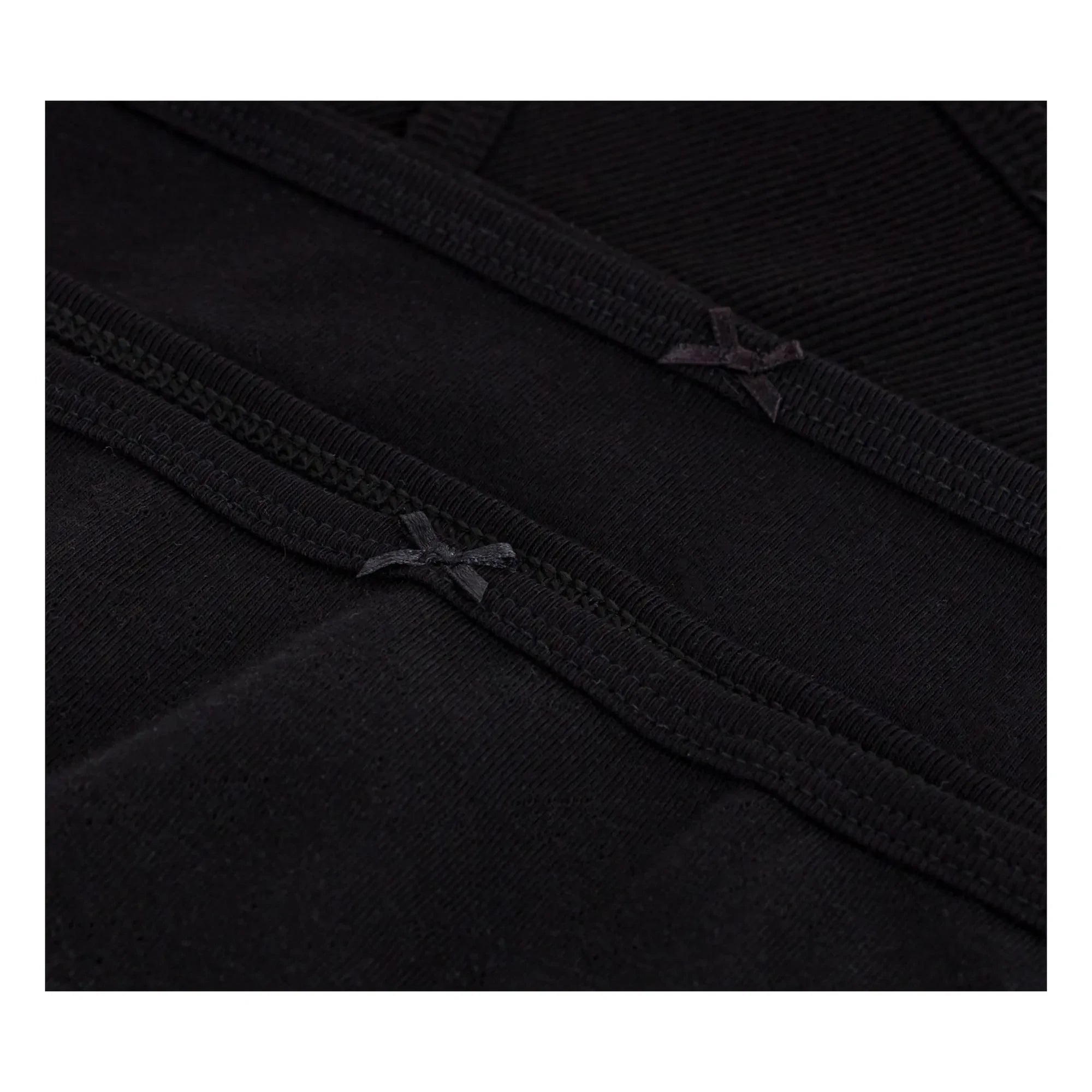 Petit Bateau - 3-Pack Organic Cotton Underwear Set | Black