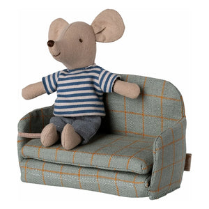 Maileg - SuitCasa Check Sofa Bed