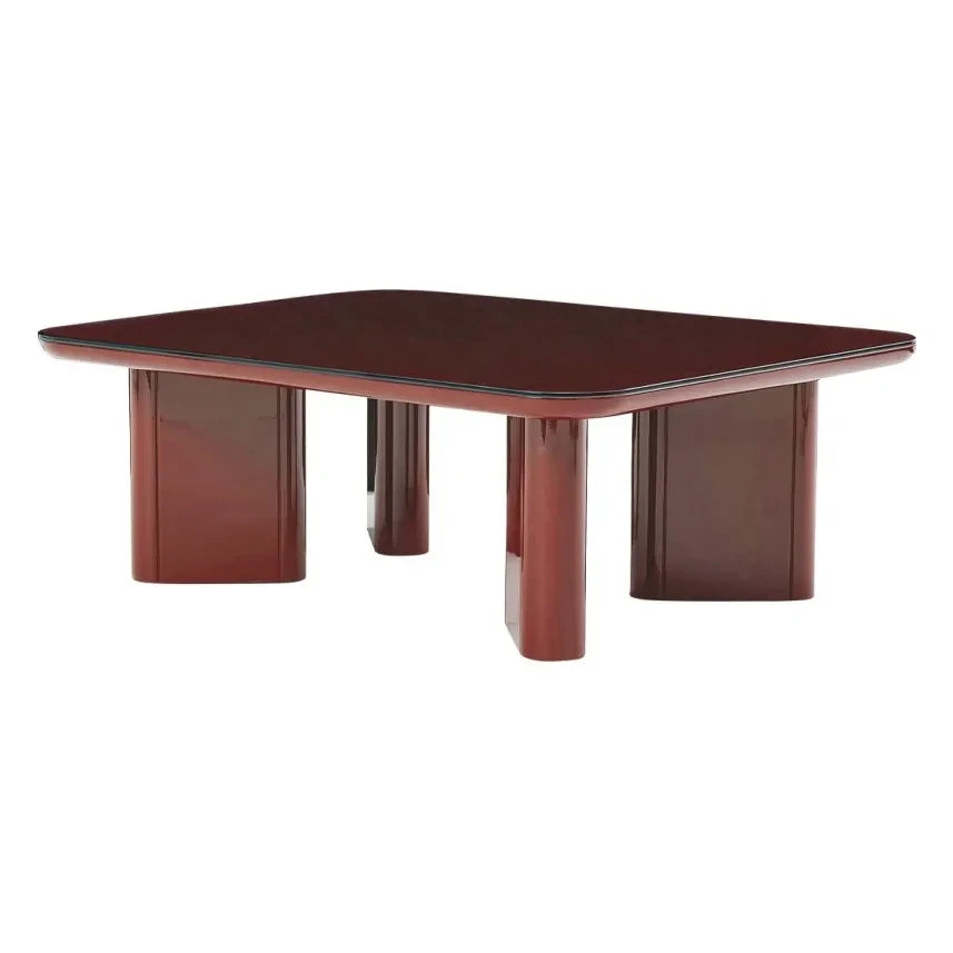 Gabrielle Paris - Thelma Lacquered Wood Coffee Table | Red