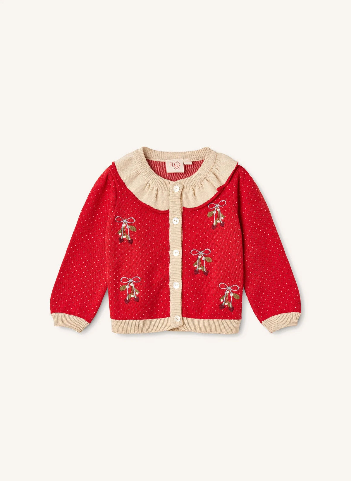 Flöss - Elsie Cardigan | Red