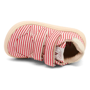 bisgaard - Striped Scratched Sneakers | Red