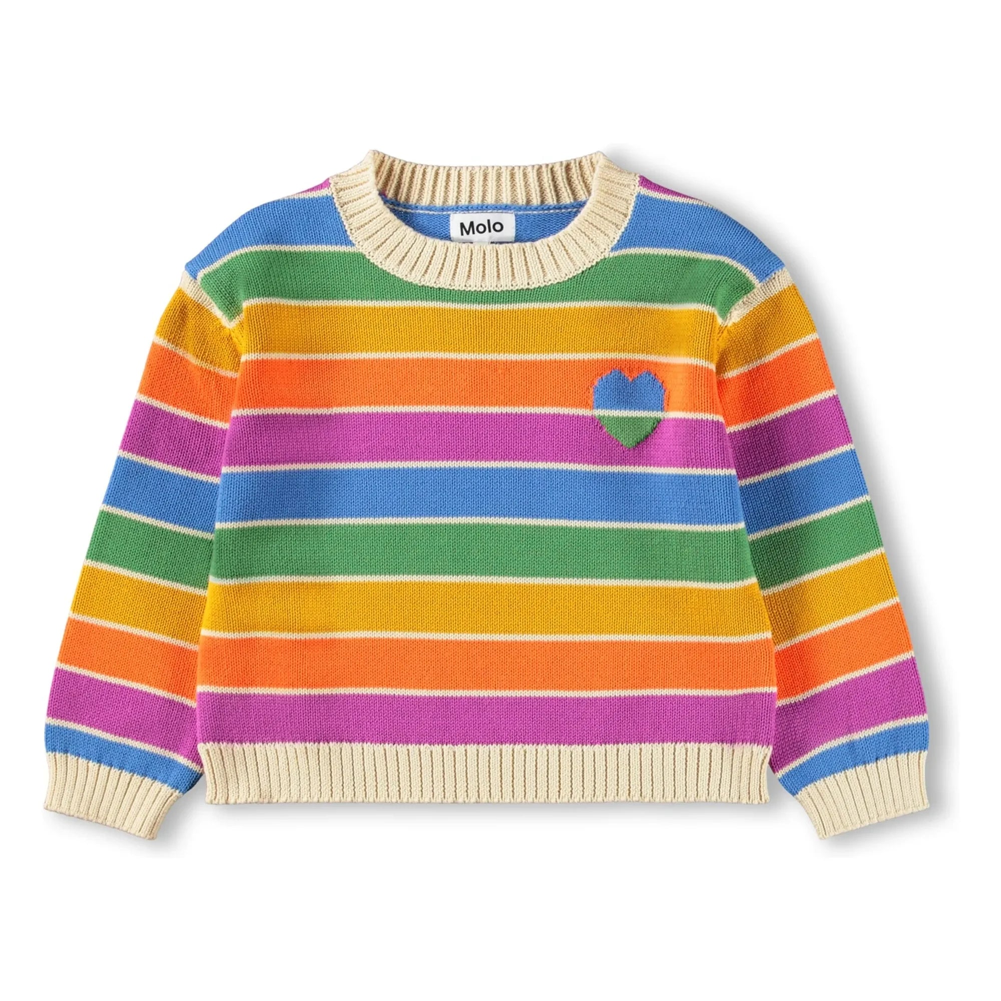 Molo - Striped Gitty Sweater | Blue