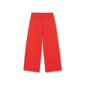Wynken - Organic Cotton Wide Jogger Pants | Red