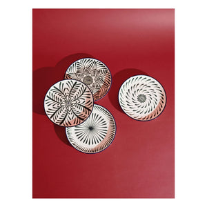 Serax - Bazaar Dessert Plates, Waww La Table - Set of 4 | Green