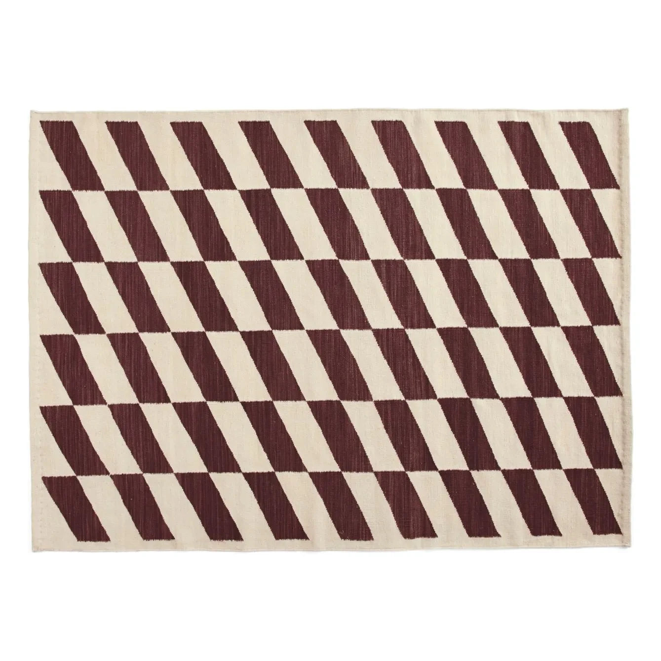 Hay - Shift Kelim Rug | Burgundy