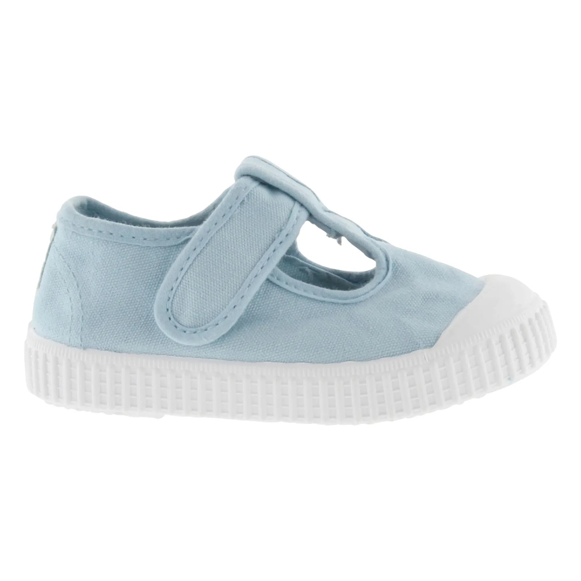 Victoria - Scratch Sneakers Sandal Canvas | Light Blue