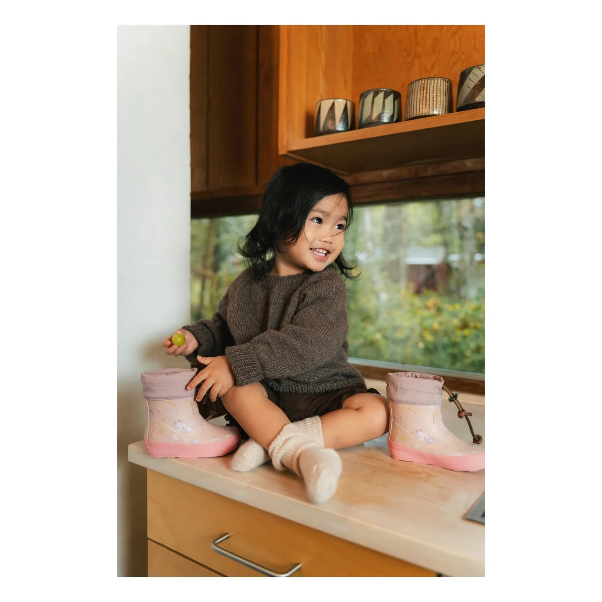 bisgaard - Barefoot Unicorn Rain Boot | Pink