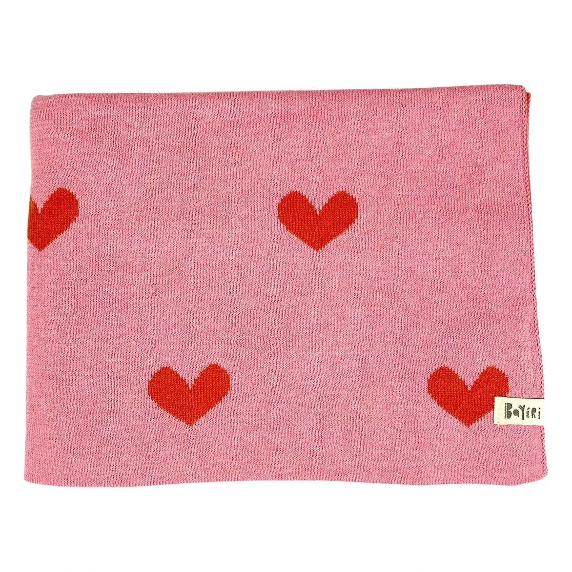 Bayiri - Cute Organic Cotton Blanket | Pink