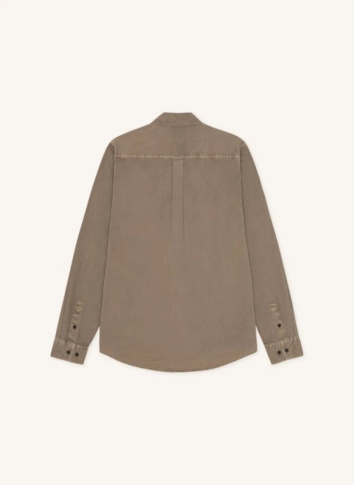 Les Deux - Solid-Color Shirt | Dark Beige