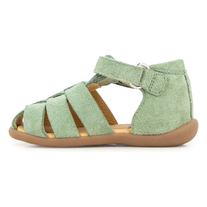 Pom d'Api - Stand Up Papy Sandals | Almond Green