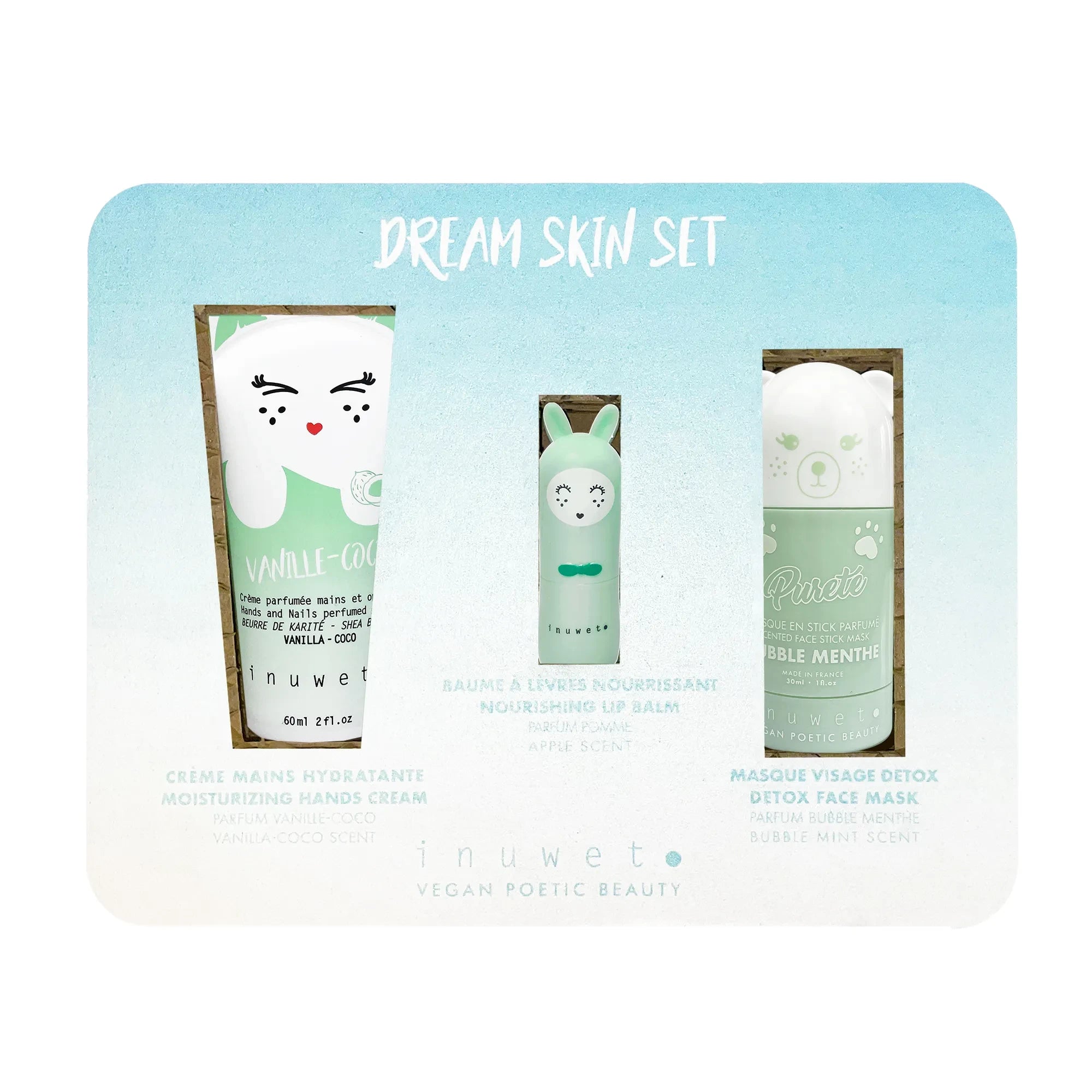 Inuwet - Dream Aqua 3-Piece Care Set