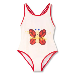 Wynken - Butterfly Recycled Fiber Swimsuit | Ecru