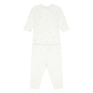 Bonpoint - Cherry T-Shirt + Leggings | Gold
