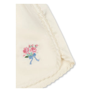 Konges Sløjd - Sheeny Embroidered Shorts | Ecru