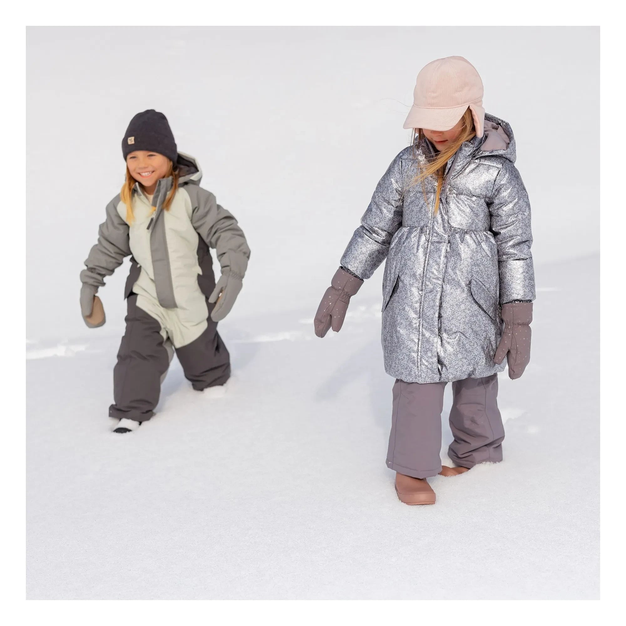 Wheat - Kallo Recycled Fiber Ski Suit | Gray