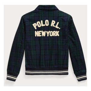 Ralph Lauren - Checkered Bomber | Navy Blue