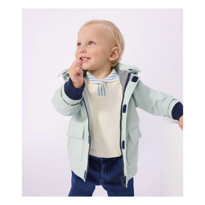 Petit Bateau - Ciré Iconique Geri Dönüştürülmüş Elyaf Bébé | Yeşil su
