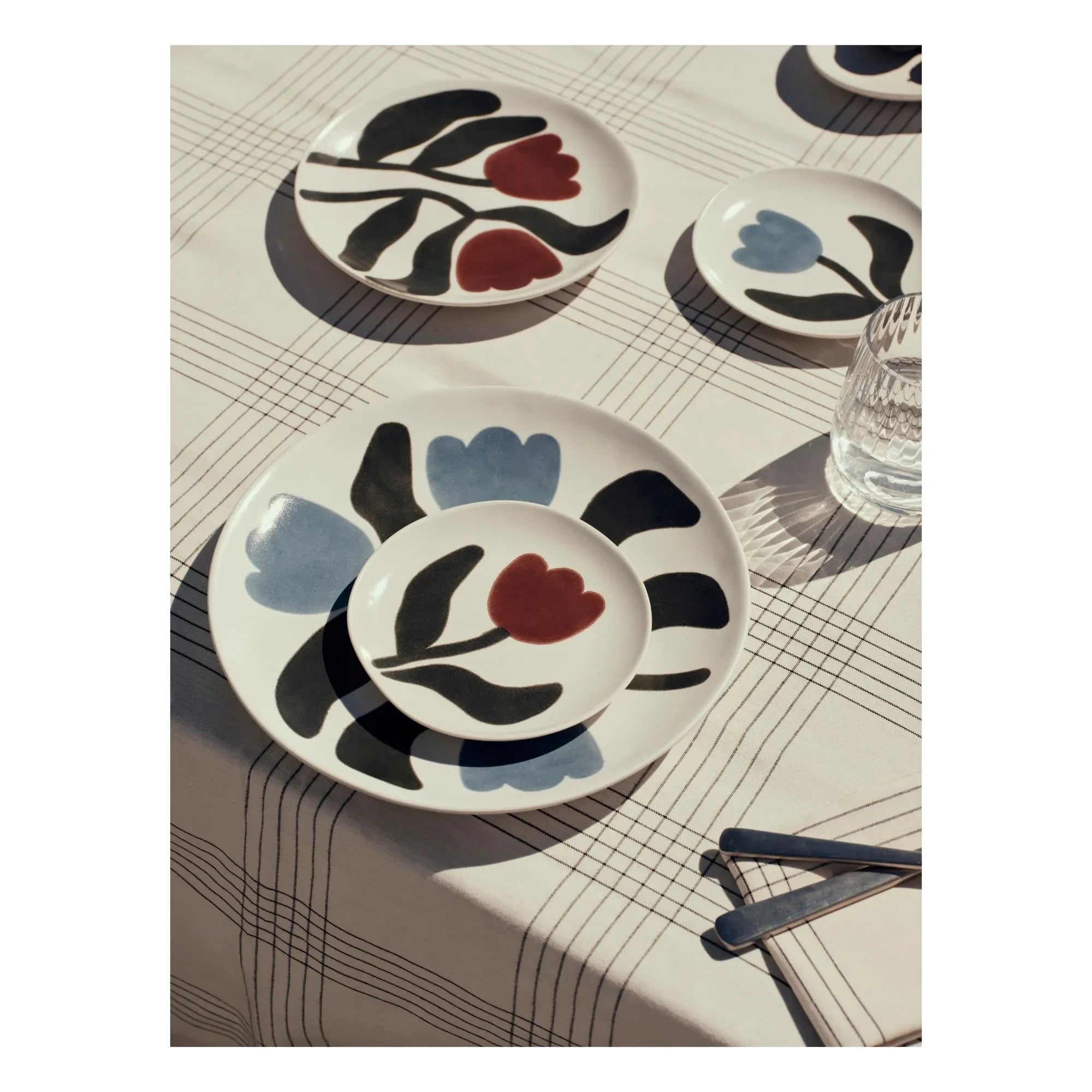 Broste Copenhagen - Dora Dessert Plate | Blue