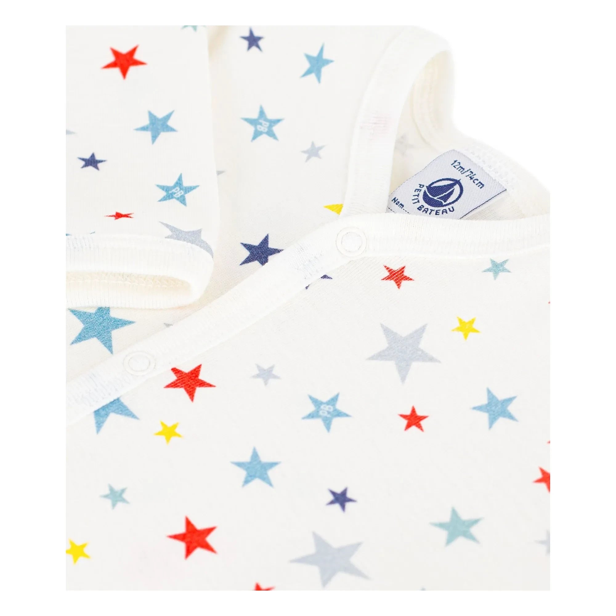 Petit Bateau - Dors Bien Stars Pajamas | White