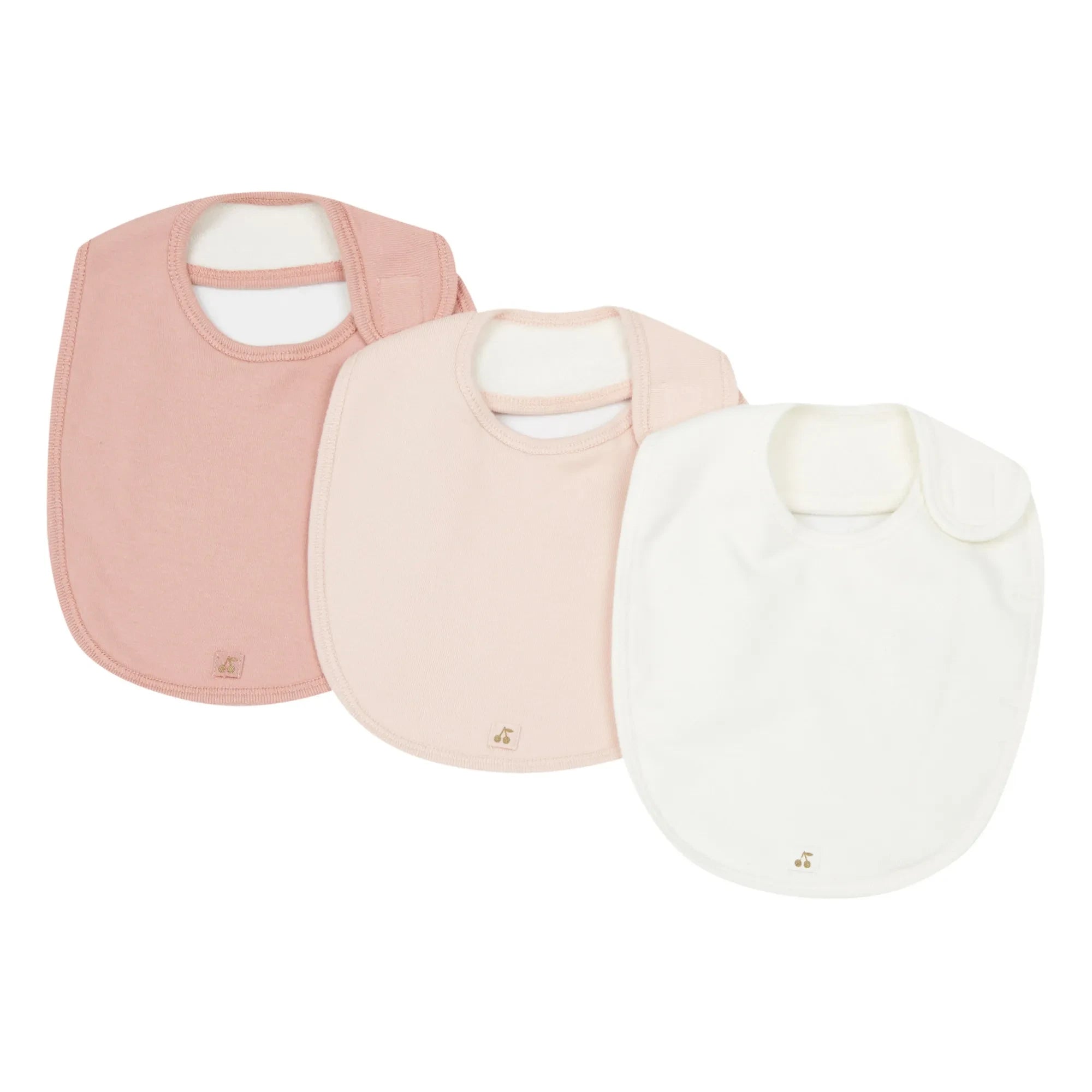 Bonpoint - 3-Piece Bib Set | Powder Pink