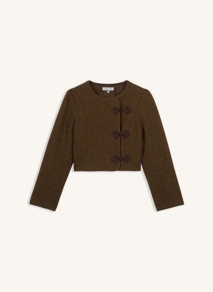 Maria de la Orden - Joséphine Tweed Jacket | Beige Brown