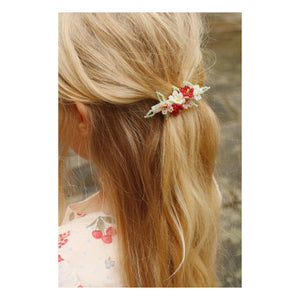 Konges Sløjd - Floral hair clip | Green water