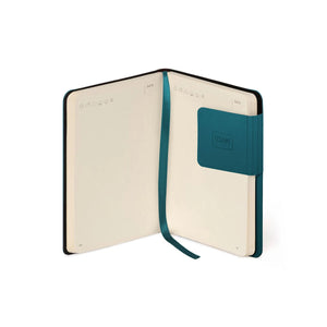 Legami - Notebook with Blank Pages and Monochrome Soft Cover - Deep Teal - My Notebook