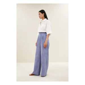 By Bar - Benji Striped Pants | Blue