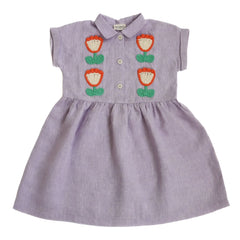 Kalinka - Mila Linen Dress | Mauve