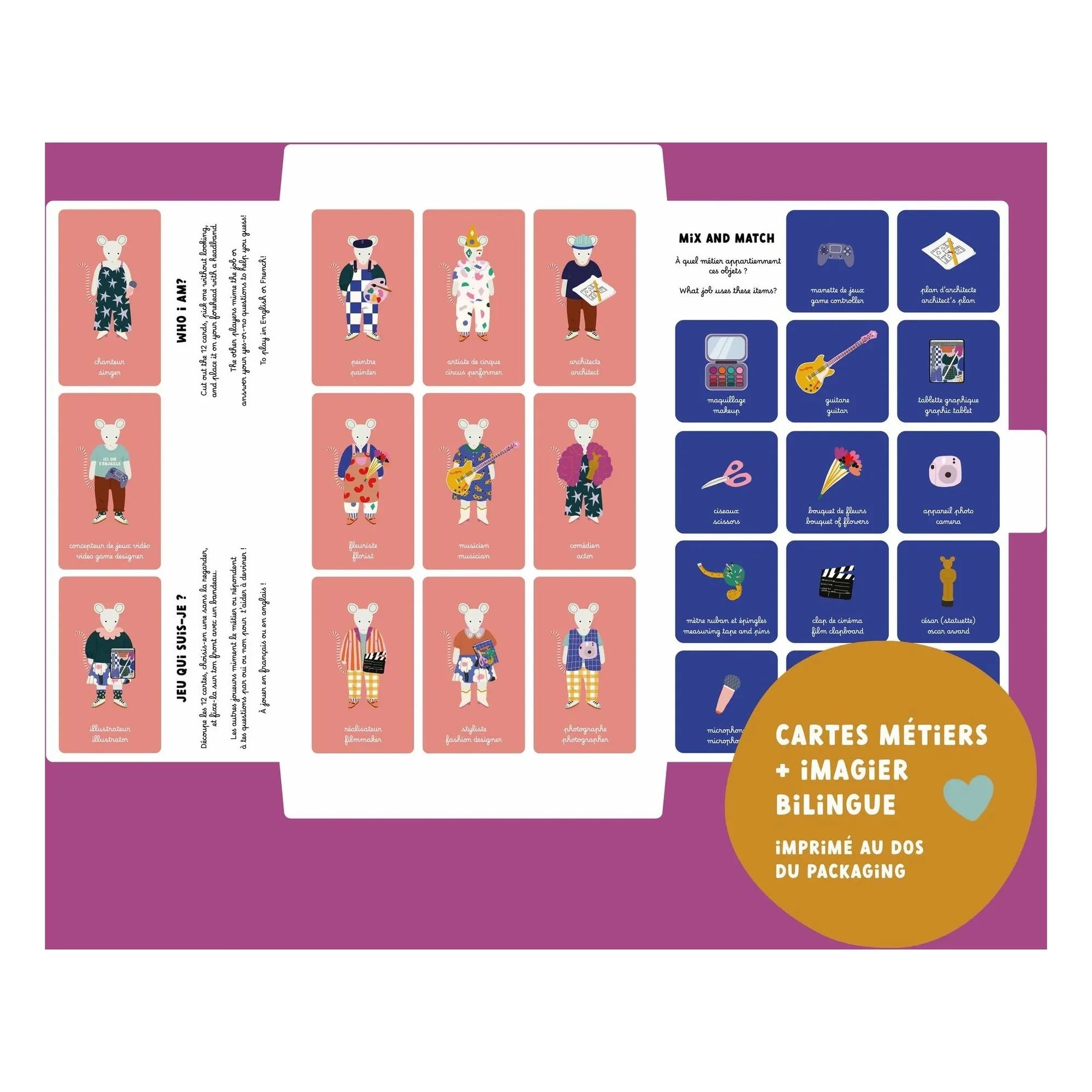Ma Cabane à rêves - Les Métiers Créatifs Magnetic Playset