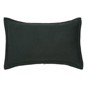 Poudre Organic - Tamaris Double-Layer Cotton Muslin Pillowcase | Black