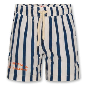 AO76 - Toni Bahamas Striped Swimsuit Shorts | Blue