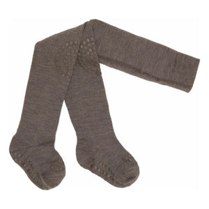 GOBABYGO - Organic cotton non-slip leggings | Brown