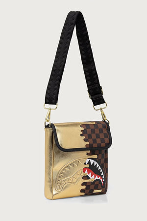 Sprayground - Brown Shark Shoulder Bag in Paris 910B9340NSZ