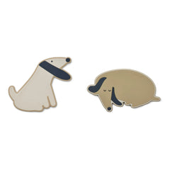 Liewood - Gia Silicone Teething Rings - Set of 2 | Beige