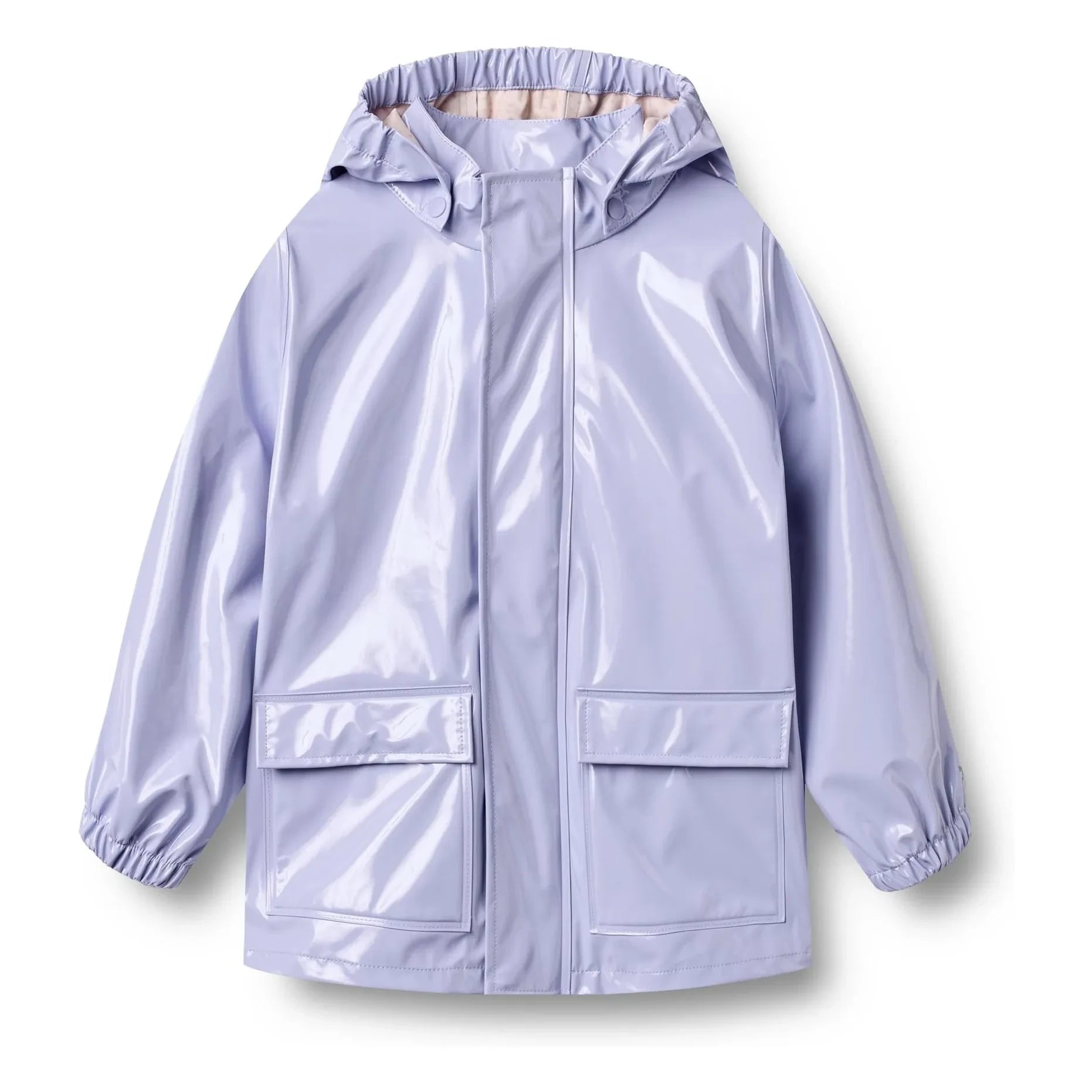 Wheat - Ollo Waxed Recycled Fiber Waterproof Jacket | Purple